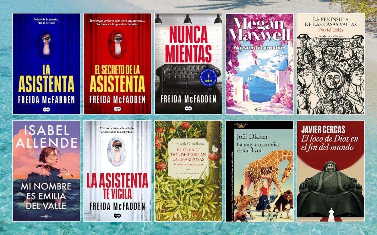 Los 10 libros más vendidos agosto de 2025