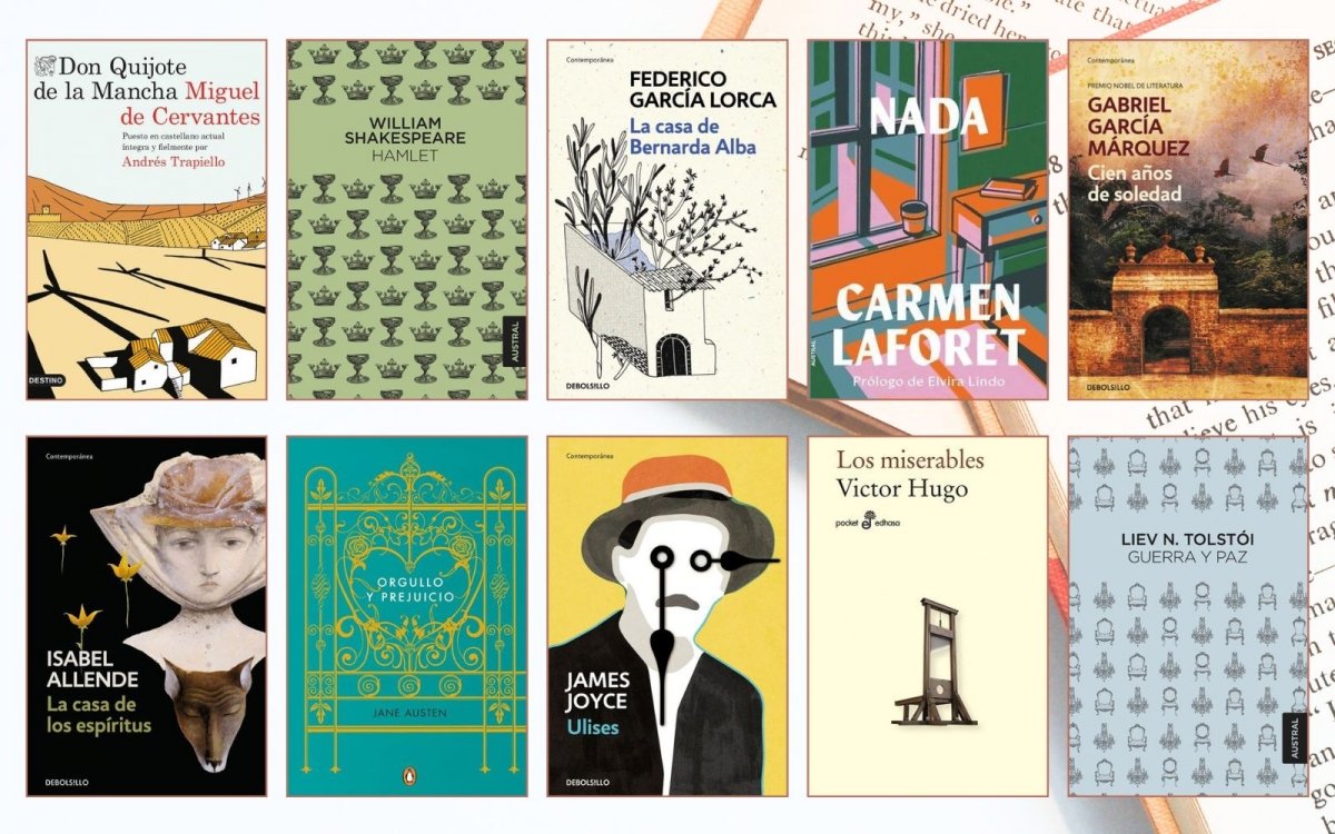 10 portadas de libros para leer - Javier Francisco Ceballos Jimenez: Libros para leer que son clave en la historia de la literatura