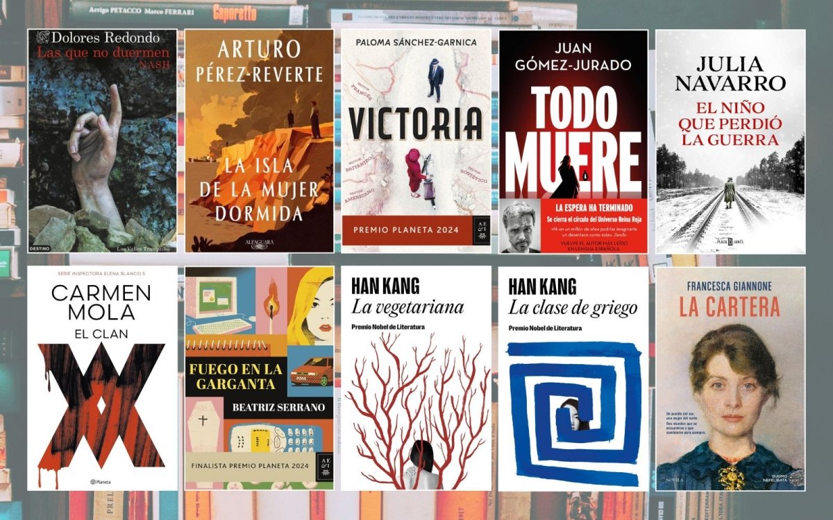 Los 10 libros más vendidos de noviembre 2024