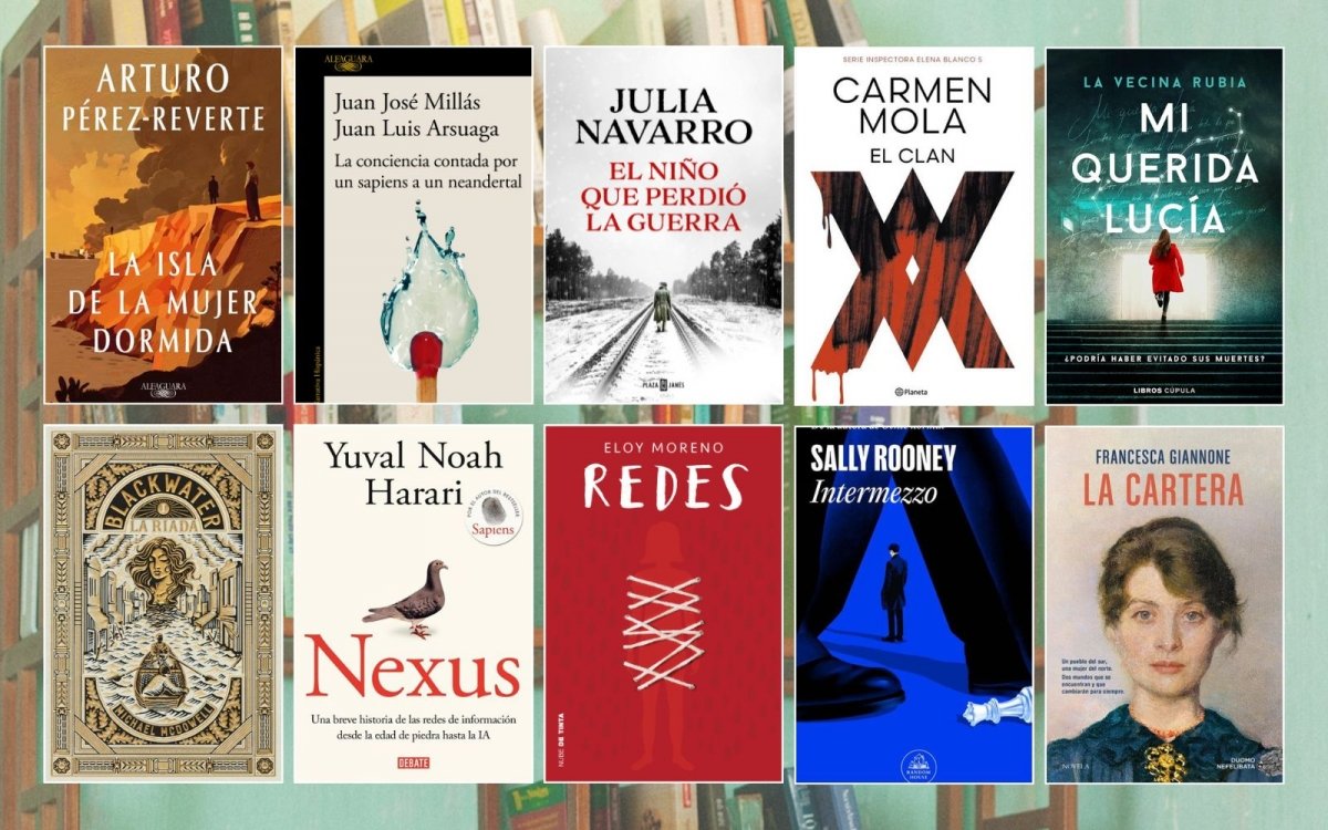 Los 10 libros más vendidos de octubre 2024