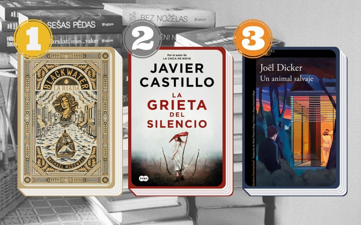 Los 3 libros más vendidos en mayo de 2024