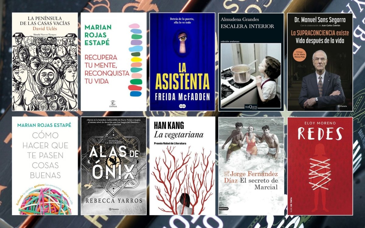 Los 10 libros más vendidos de febrero de 2025