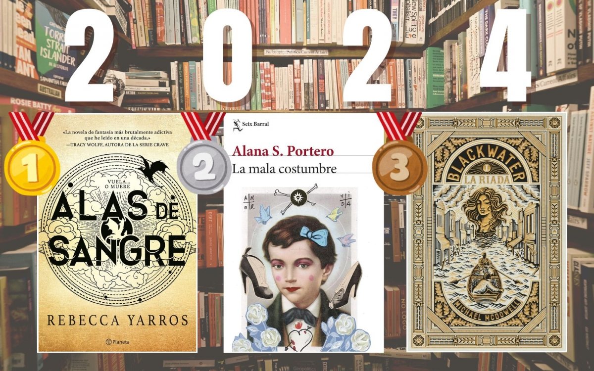 Los 20 libros más vendidos en 2024: el año protagonizado por las sagas