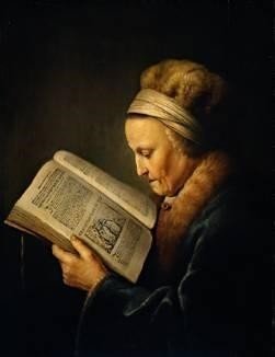 Anciana lectora