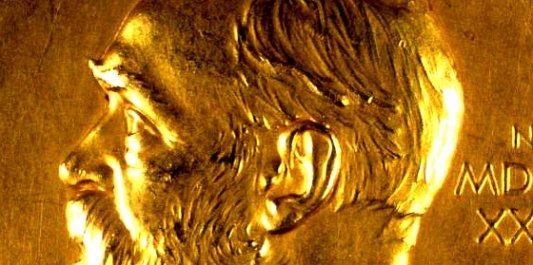 Detalle de la medalla que se entrega a los ganadores del Premio Nobel de Literatura.