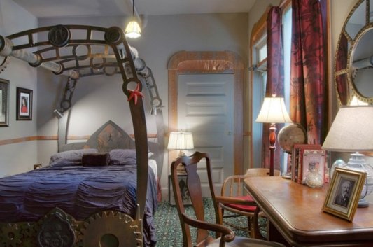 Las habitaciones del hotel Sylvia Beach se inspiran en la vida de escritores y en sus obras