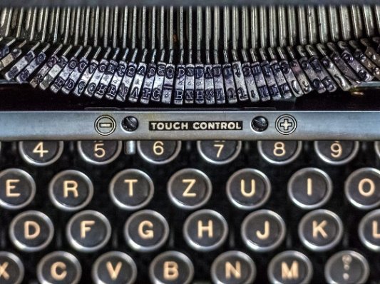 Vieja máquina de escribir