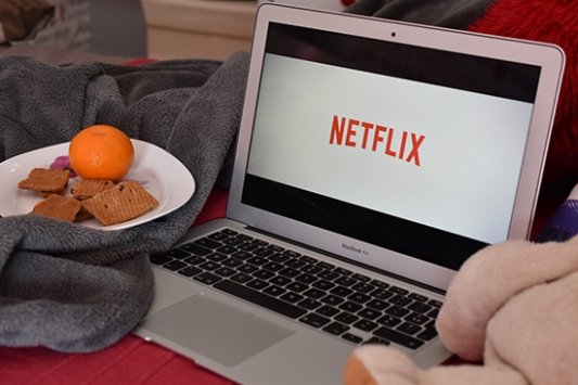 Ordenador con Netflix