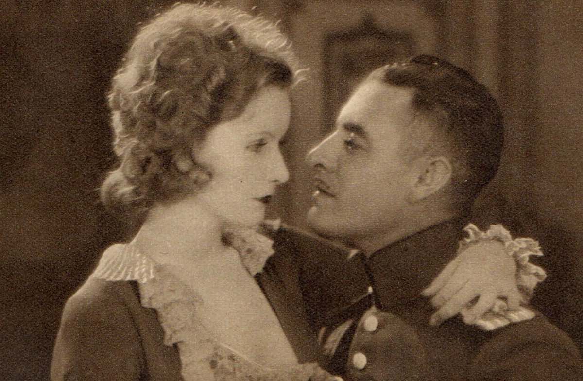 Greta Garbo y John Gilbert interpretando a Ana Karenina y Vronski en Love