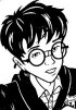 Harry Potter creado por J. K. Rowling