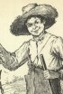 Huckleberry Finn creado por Mark Twain